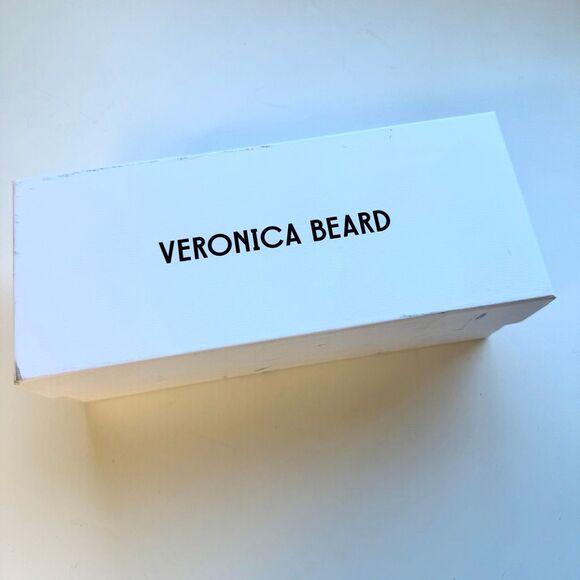 NWT Veronica Beard Ellen wedge sandals in off white/light cream. Size 10 - Picture 4 of 9